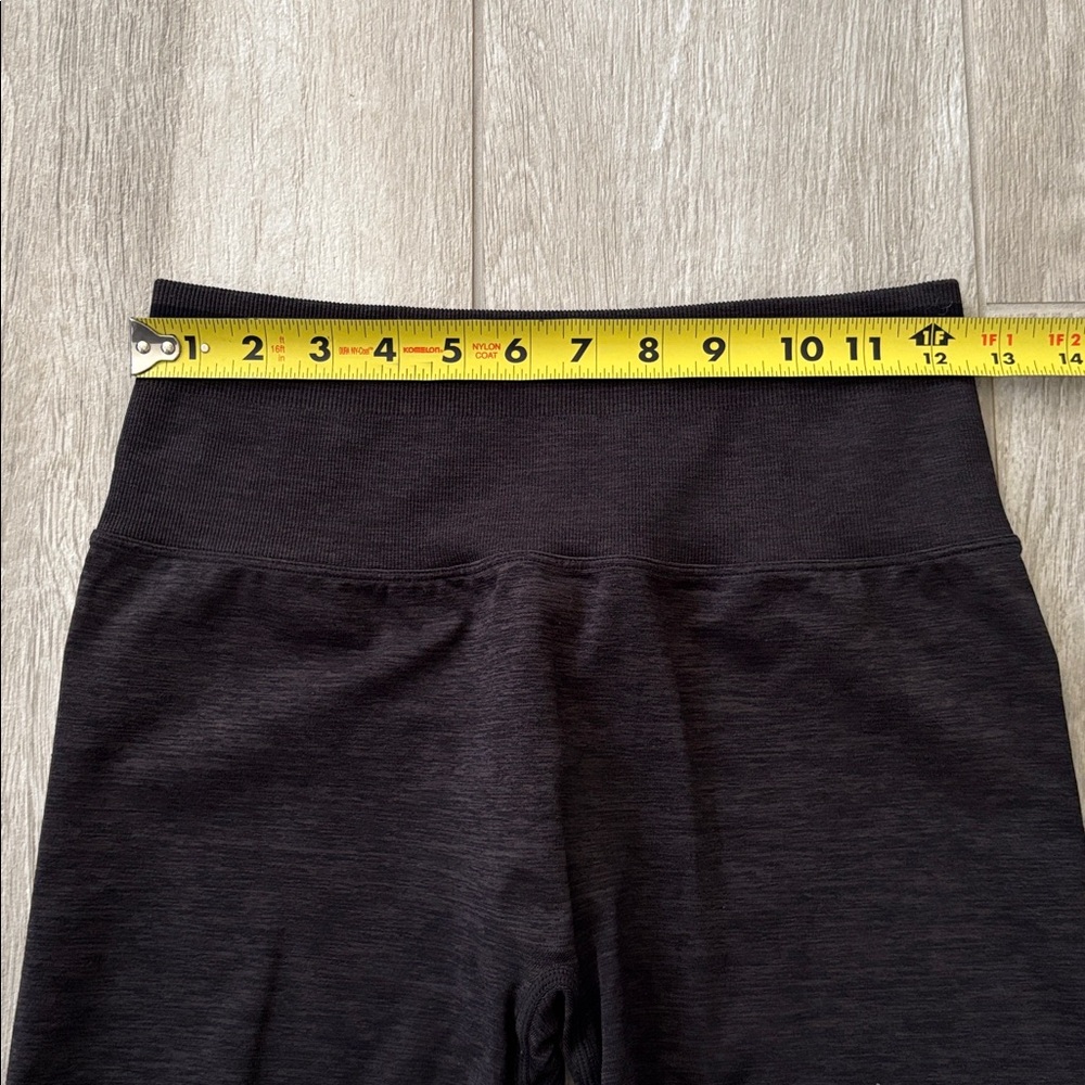Buffbunny Black & Gray Heathered Biker Athletic Shorts Size Medium View 4